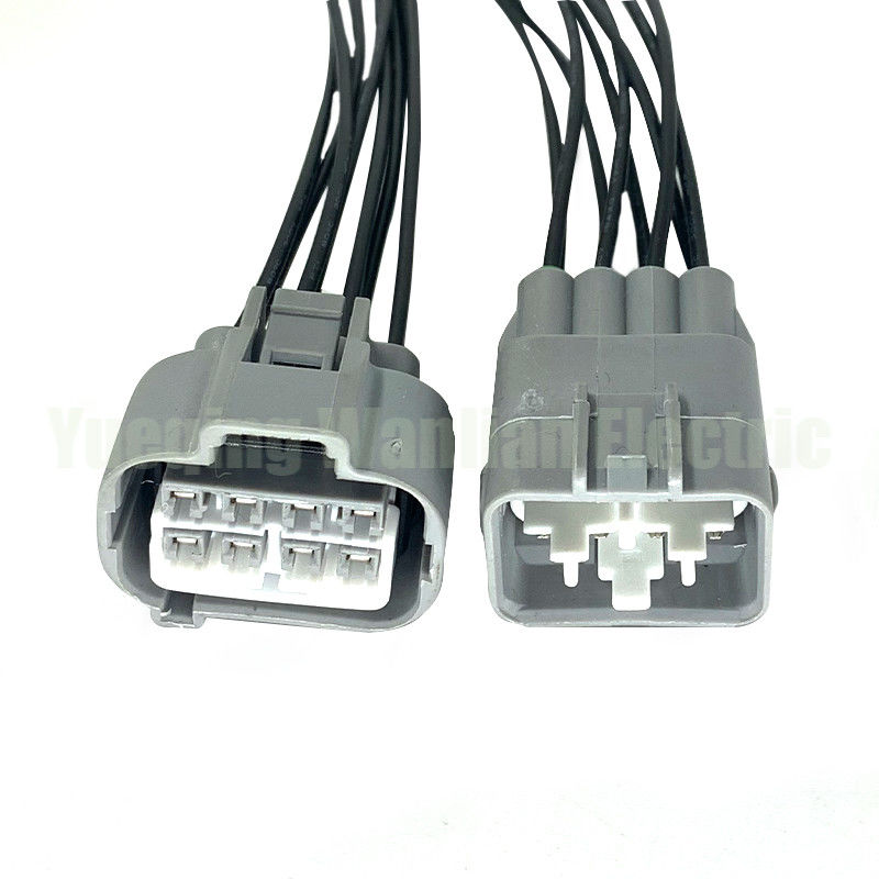7282-7080-40 8 Pin Headlight Connector, Automotive Plug Connectors Car Lamp Wire Socket
