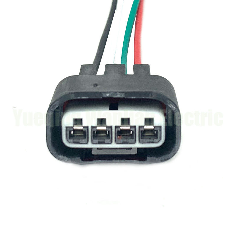 7283-7449-30 4 Pin Ignition Coil Plug Connector Hitam Wanita Auto Plug