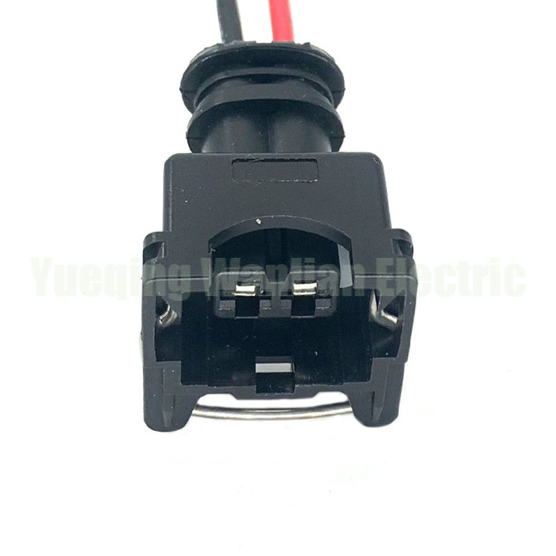 2 Pin 282189-1 282762-1 0-282762-1 Wanita Hitam Mobil Power Timer Wire Connector