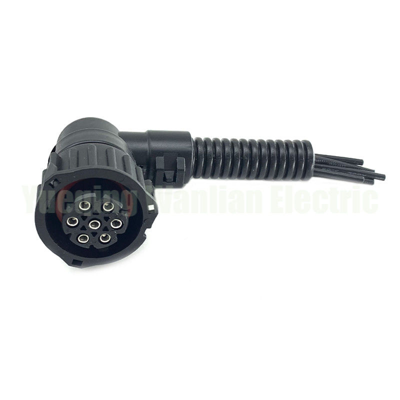 7 Pin 967650-1 968421-1 1-1813344-1 Sensor Kecepatan Odometer Bulat Konektor Kawat Segel Hitam