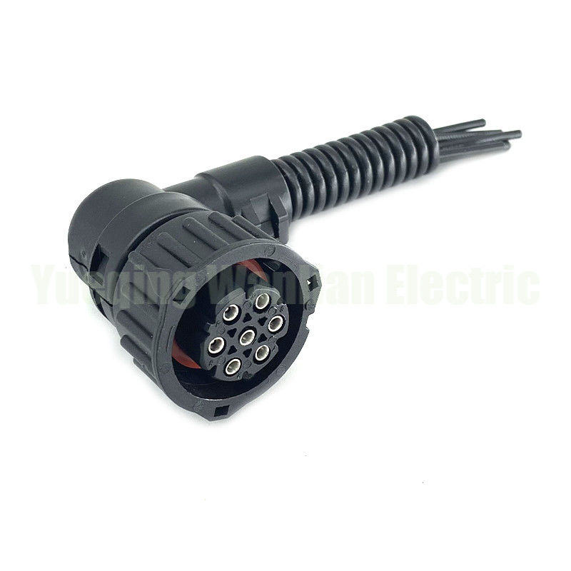7 Pin 967650-1 968421-1 1-1813344-1 Sensor Kecepatan Odometer Bulat Konektor Kawat Segel Hitam