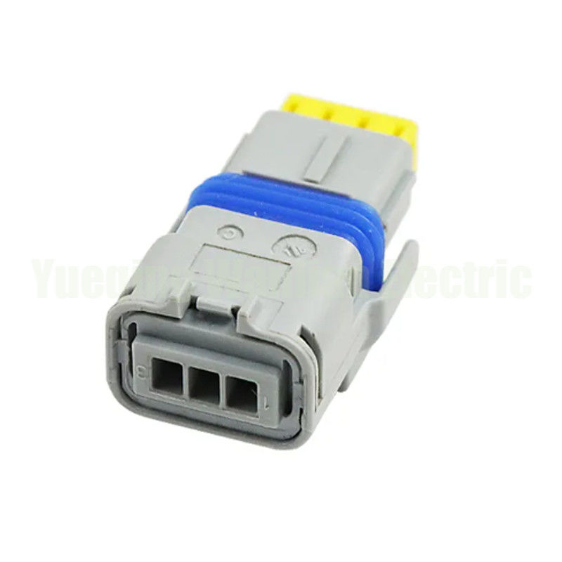 3 Pin 211PC032S8049 Grey Automobile FCI Wiring Socket AC Assembly Plastik Housing Konektor kabel listrik