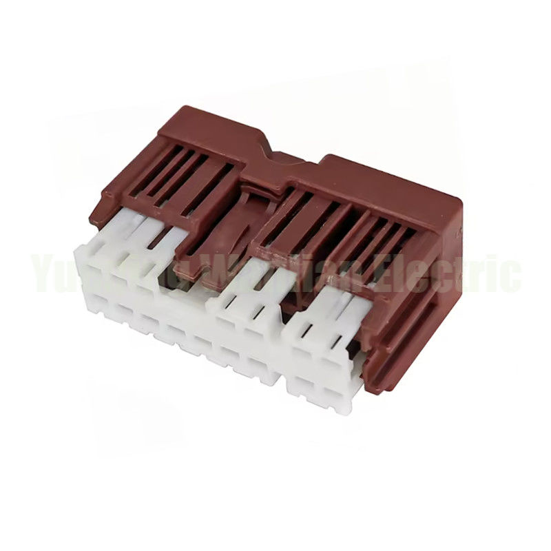 16 Pin 6098-6959 Konektor Listrik Perumahan Plastik Otomatis untuk Soket Terminal Kabel Kursi Mobil Seri 2.2