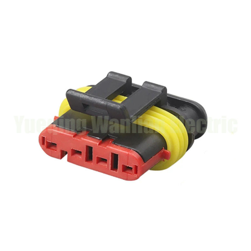 4 Pin 282088-1 Superseal Automotive Electric Connectors dan Socket Otomotif Waterproof yang Disegel