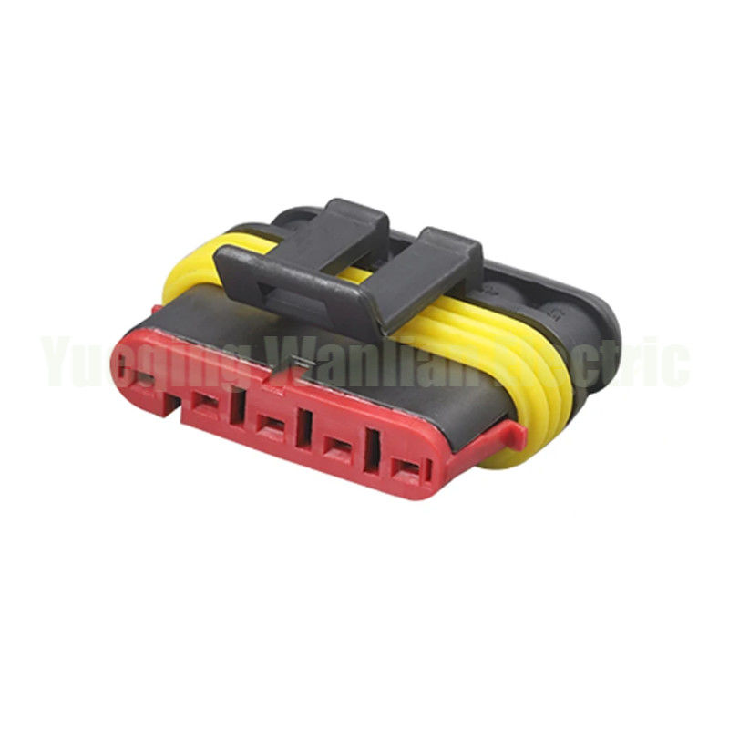 282089-1 5 Pin Automotive Connector Wanita Auto Waterproof Wire Connectors Seri 1.8