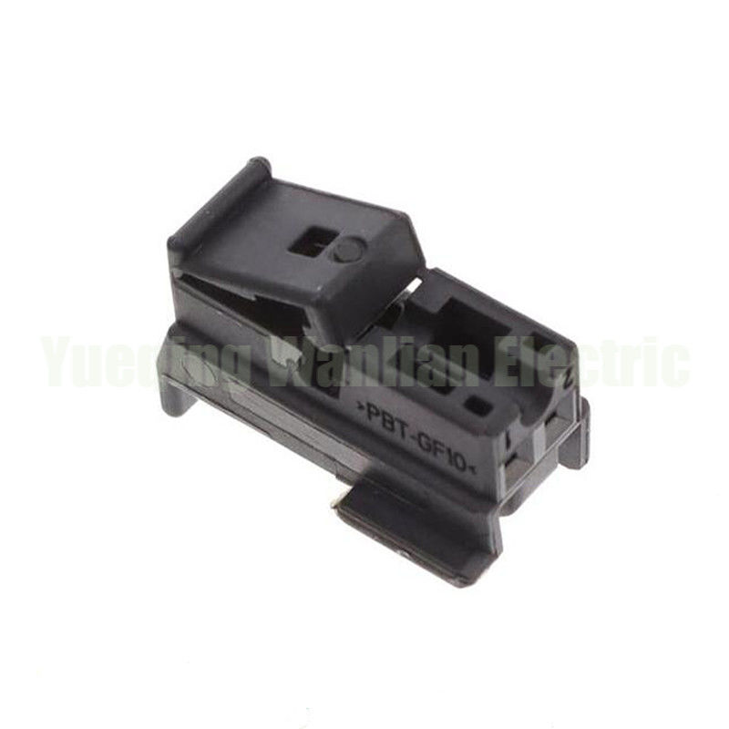 2 Pin 1-929080-5 kabel ikatan colokan dengan terminal soket rumah Konektor Seri Hitam