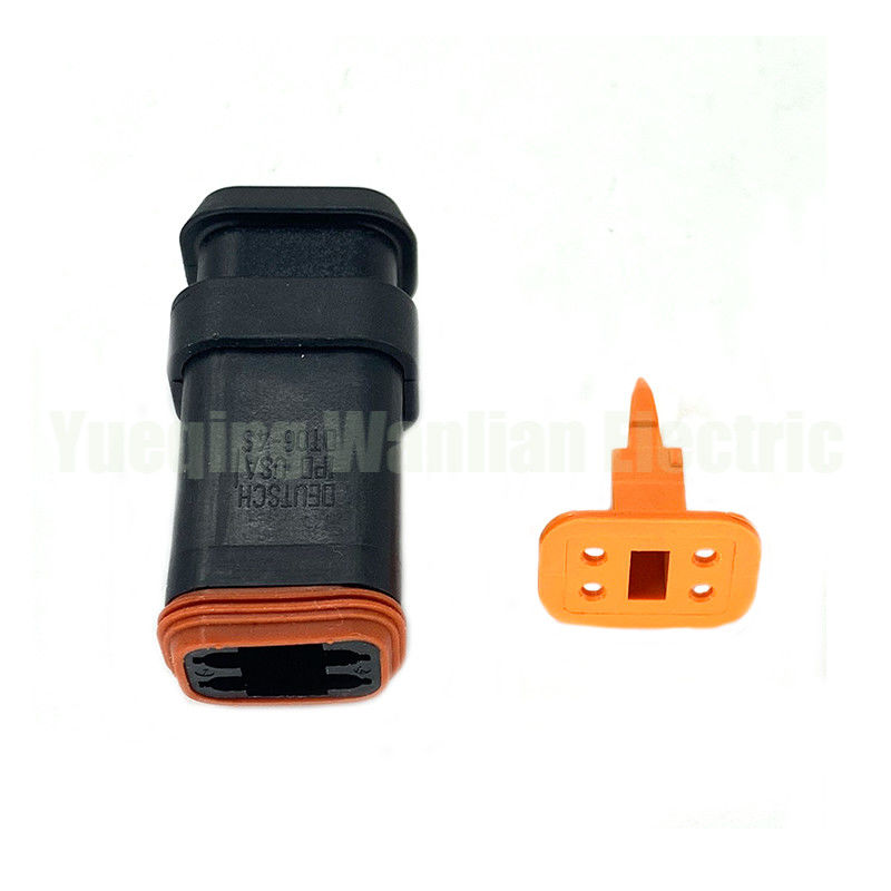 4 pin DT06-4S-EP11 plastik plug listrik tahan air kabel kabel kabel konektor Wanita Konektor Dengan Cap End Panjang