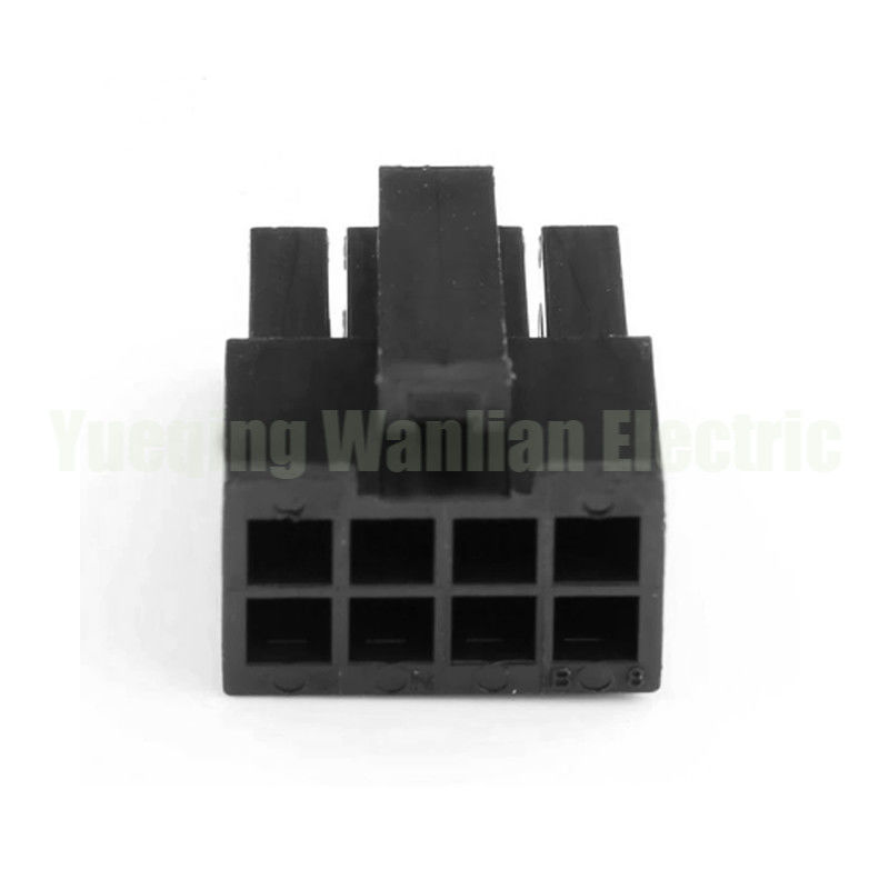 430250800 8 Pin Receptacle Housing Connector Dual Row Wire to Wire Board Black Housing