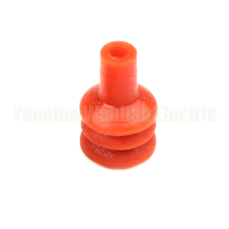 Merah 184140-1 Automotive Plug Rubber Seal Super Wire Seals Untuk Konektor Otomotif