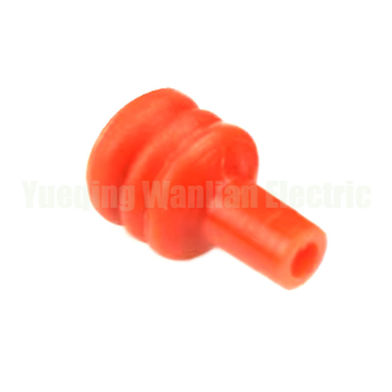 Merah 184140-1 Automotive Plug Rubber Seal Super Wire Seals Untuk Konektor Otomotif