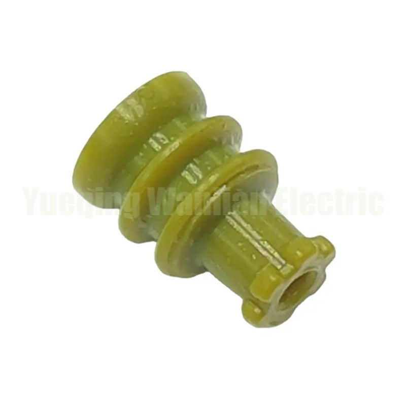 RS220-01100 Green Rubber Wire Seal Auto Superseal Wire Seal Untuk Auo Wiring Connector