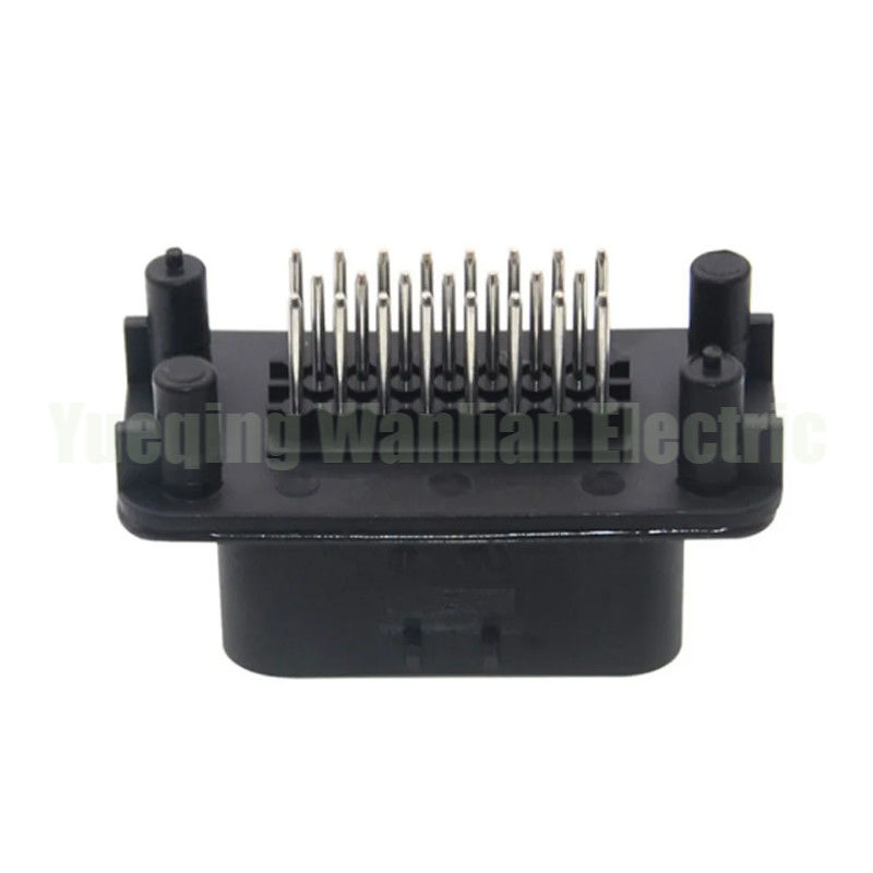 23 Pin 776228-1 776200-1 ECU Controller Mount Housing Plug Header Konektor Pria Vertikal