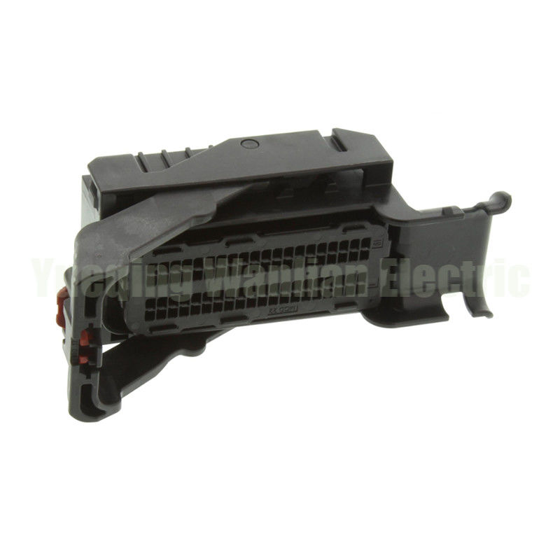 34566-0803 80 Pin Mobil ECU Konektor Soket Hitam Warna
