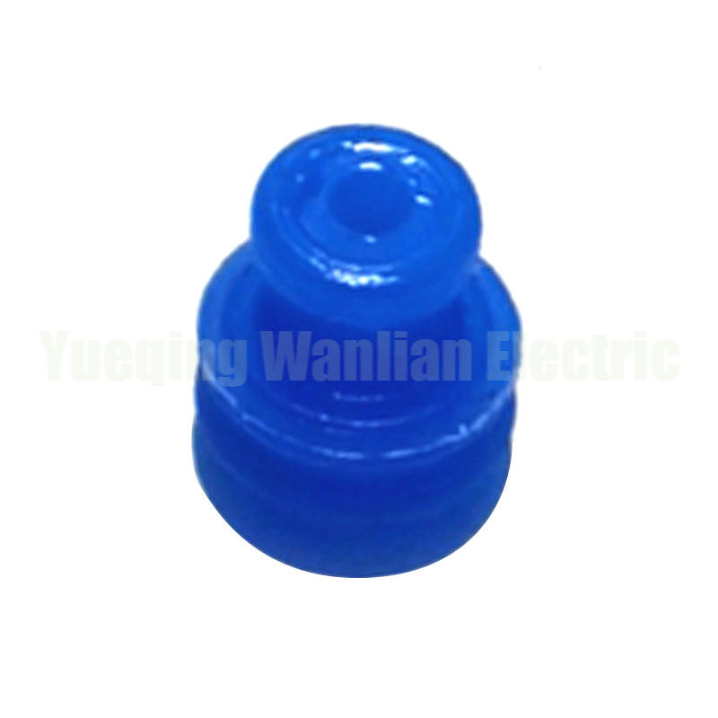 7158-3031-90 Blue Silicone Wire Seal ODM OEM Untuk Konektor Waterproof
