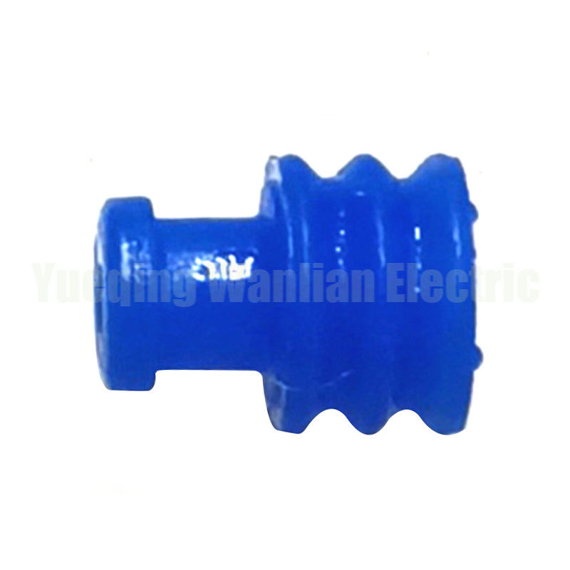 7158-3031-90 Blue Silicone Wire Seal ODM OEM Untuk Konektor Waterproof