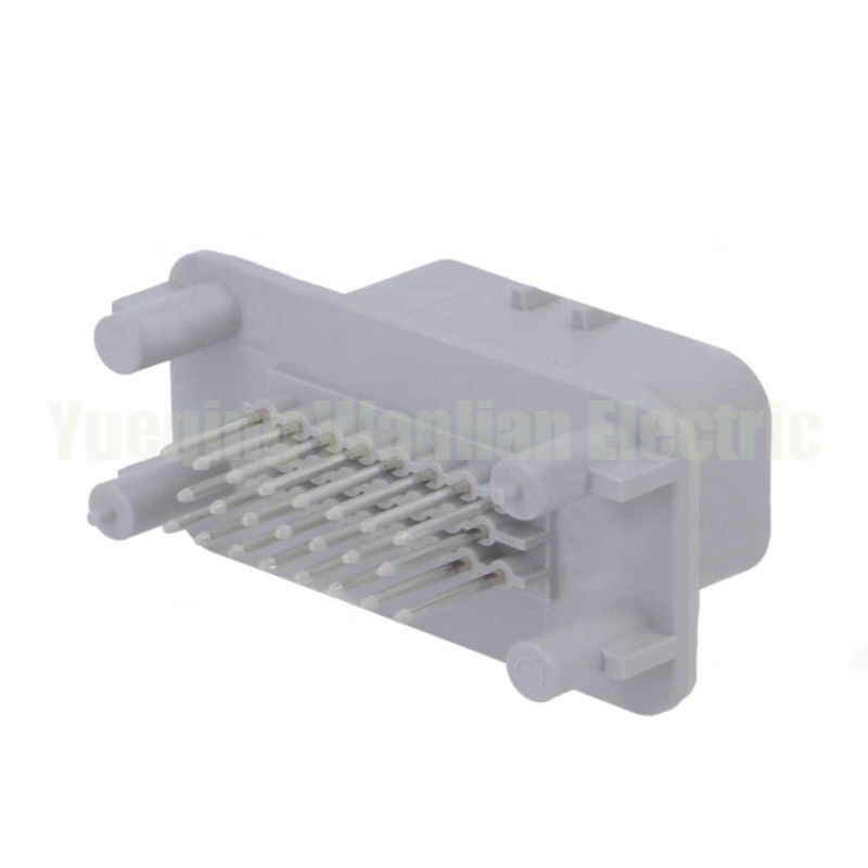 23 Pin 776228-4 PCB Header Disegel Soket Waterproof Untuk ECU Board End Wiring Plug