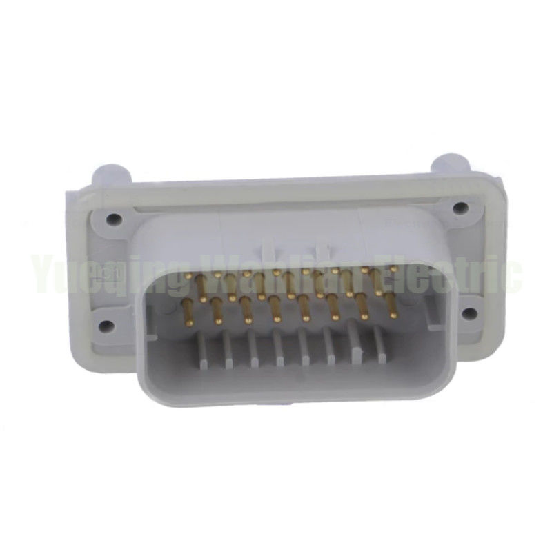 23 Pin 776228-4 PCB Header Disegel Soket Waterproof Untuk ECU Board End Wiring Plug
