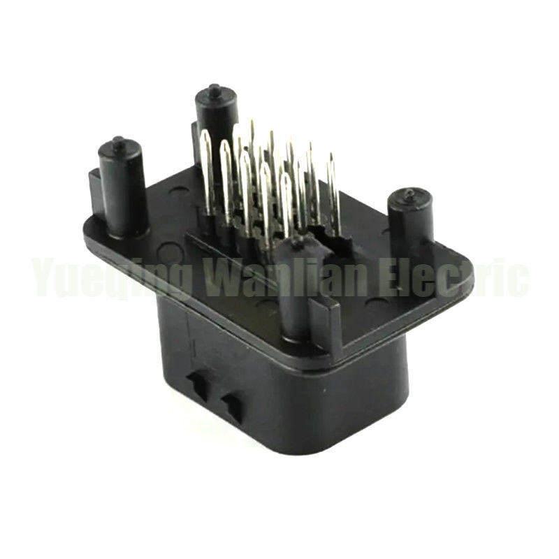 14 Pin 776262-1 PCB Mount Header Kawat vertikal ke papan Waterproof Auto Electrical Connectors