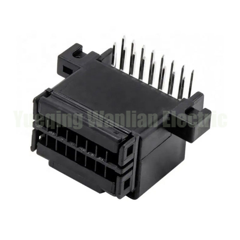 16 Pin 175615-2 Pengontrol PCB Board Kendaraan Listrik ECU Plug Pria Dan Wanita