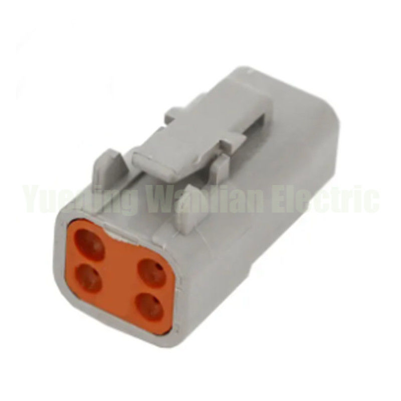Wanita Otomotif Disegel 4 Pin Waterproof Plug DTM06-4S ATM06-4S Untuk Kendaraan Listrik