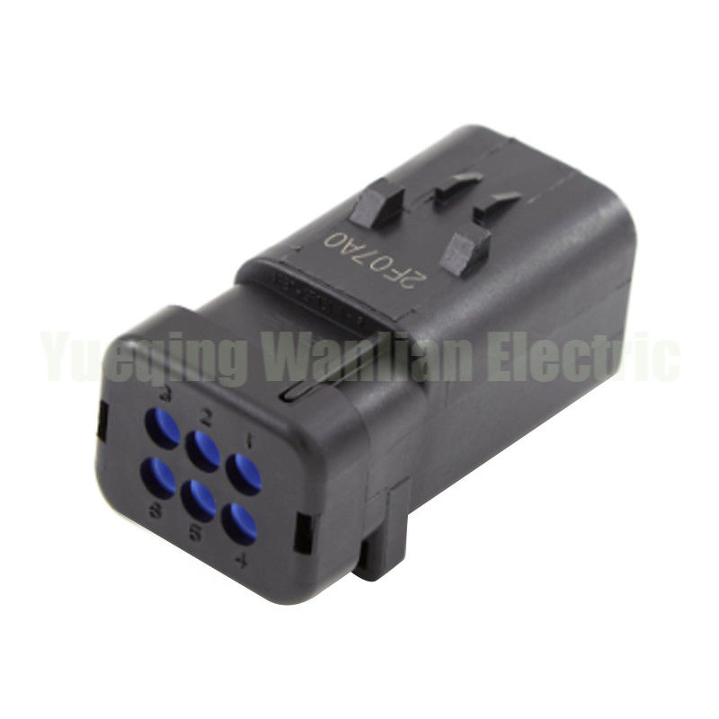 776434-1 AMPSEAL Disegel Male Wire Connector 6 Pin Untuk Digger Excavator Camshaft Sensor Plug Harness