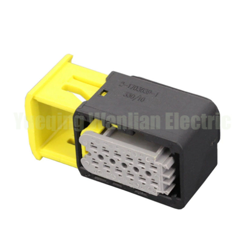 2-1703639-1 12 Pin HDSCS Konektor Wanita Waterproof Automotive Konektor Listrik