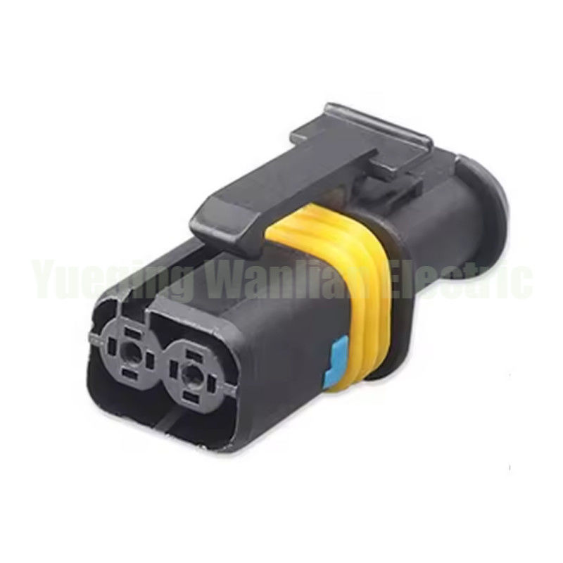 2 Pin 18286000002 Steker Relai Otomotif Soket Motor EFI Soket Lampu Konektor Mobil Lear Listrik
