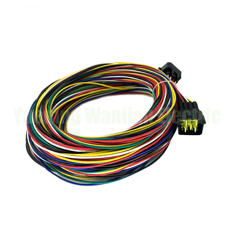 16 Pin FW-C-16M-B FW-C-16F-B Hitam Furukawa Sealed Waterproof Electrical Auto Wire Harness Connector Plug