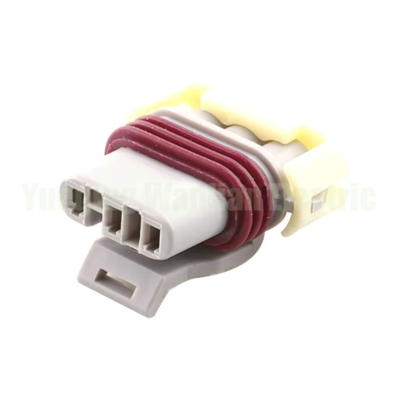 3 Pin 12129946 Map Sensor Plug Grey Connector Wanita Auto Electric Connector