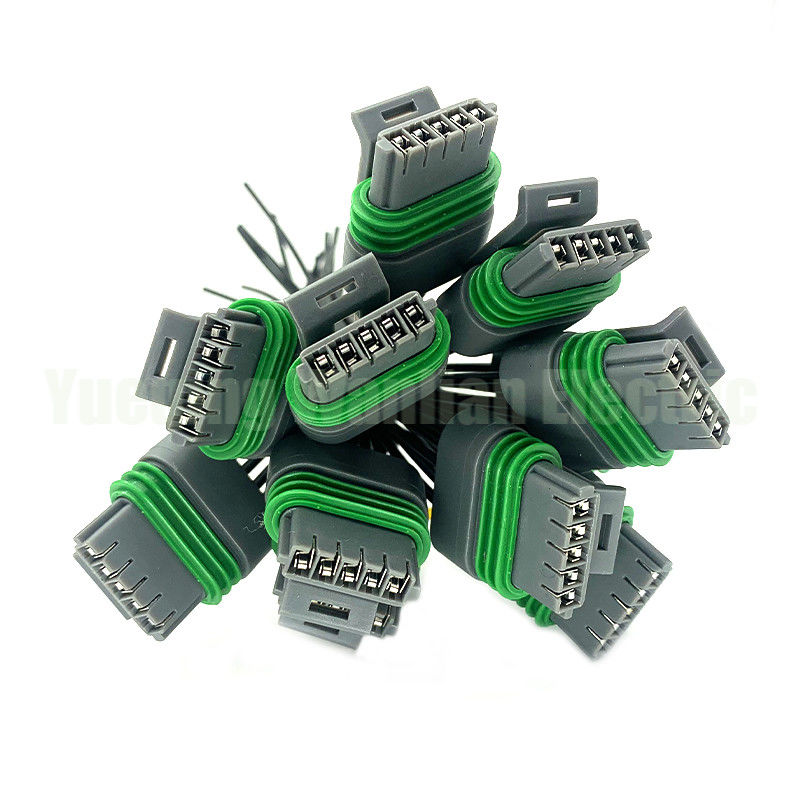 5 Pin 12162830 Wanita Konektor tahan air Otomatis Energi Tinggi Ignition Coil built-in Igniter Wire harness plug