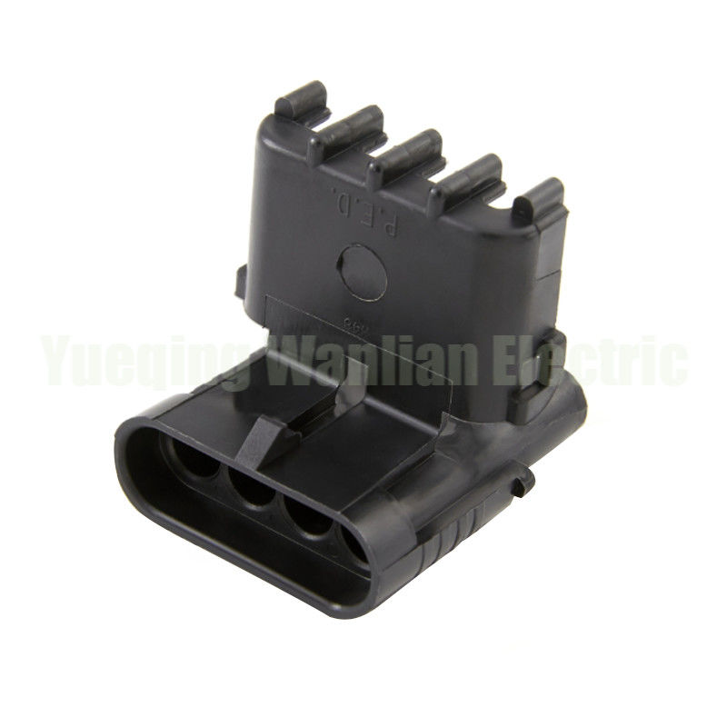 4 Pin 120109741 Konektor Kabel Listrik Waterproof Weather Pack Square Wire Female Plug Socket