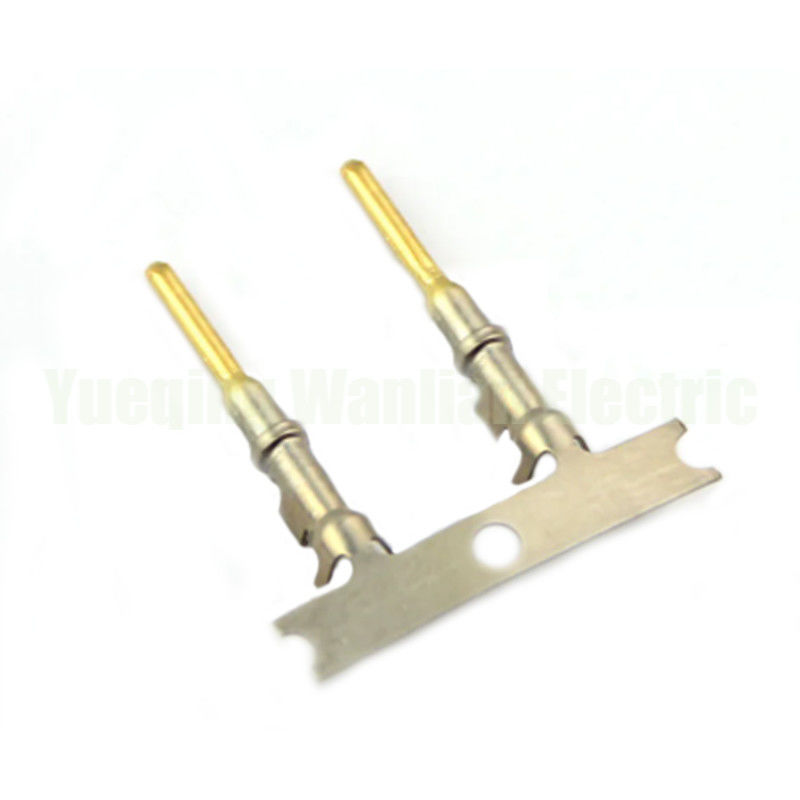 1060-16-0144 Deutsch DT 1.5mm Seri Pin Kontak Kuningan Plating Emas Ukuran Crimp Terminal