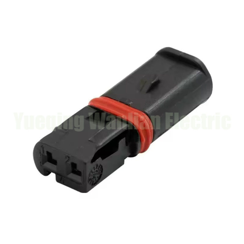 2 Pin 872-406-501 Kabel Mobil Gelang Waterproof Soket Mobil Plastik Housing Disegel Konektor