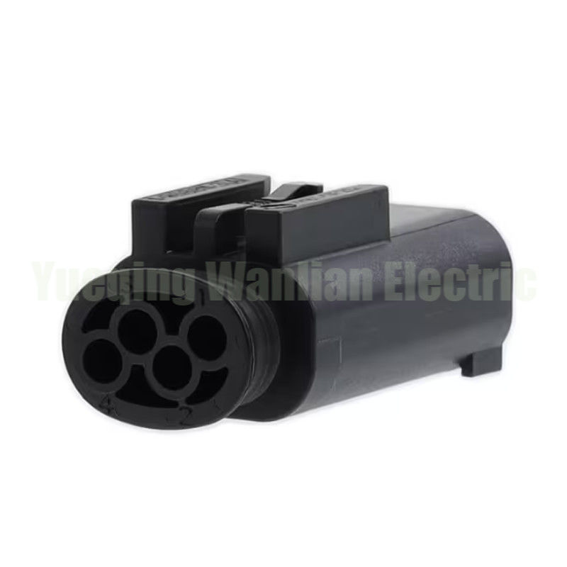 4 Pin 1-967584-3 Mobil Wiring Socket AC Assembly Auto Plug Bagian Mobil Konektor
