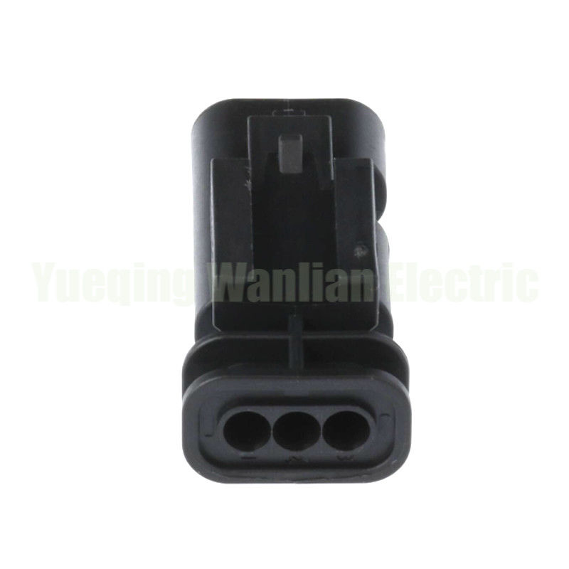 3 Pin 1-1703494-1 Waterproof Connector For Parking Sensor Electric Eye Plug