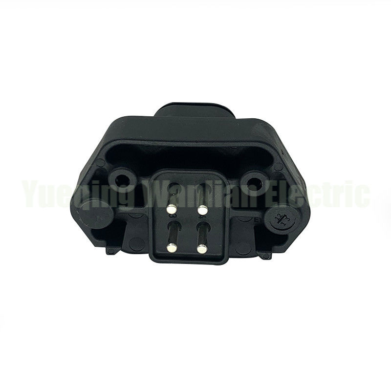 4 Pin DTP15-4P Deutsch Papan PCB Konektor Ujung Perempuan Pin Dasar DTP06-4S Konektor Pemasangan Konektor