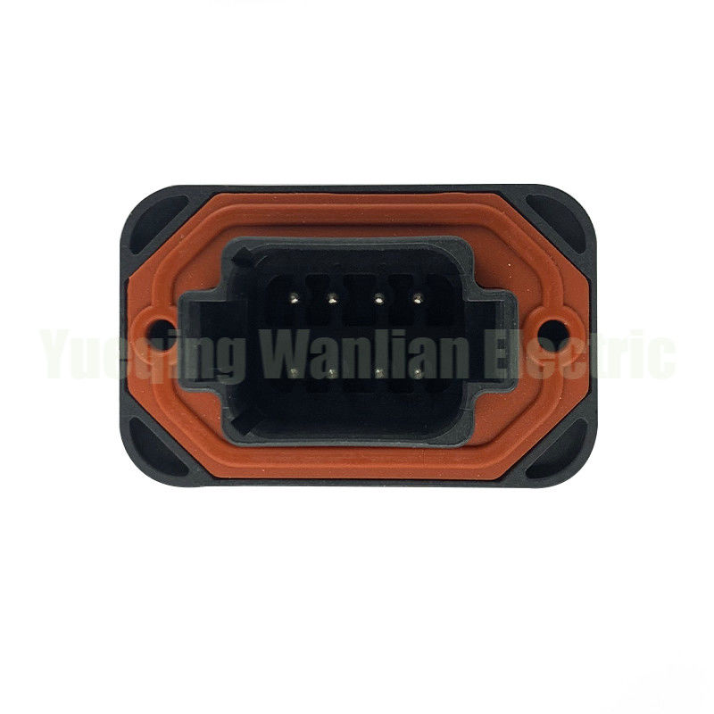 8 Pin DT15-8PB Otomotif Waterproof Connector pemegang pin lurus PCB solder panel ujung soket konektor