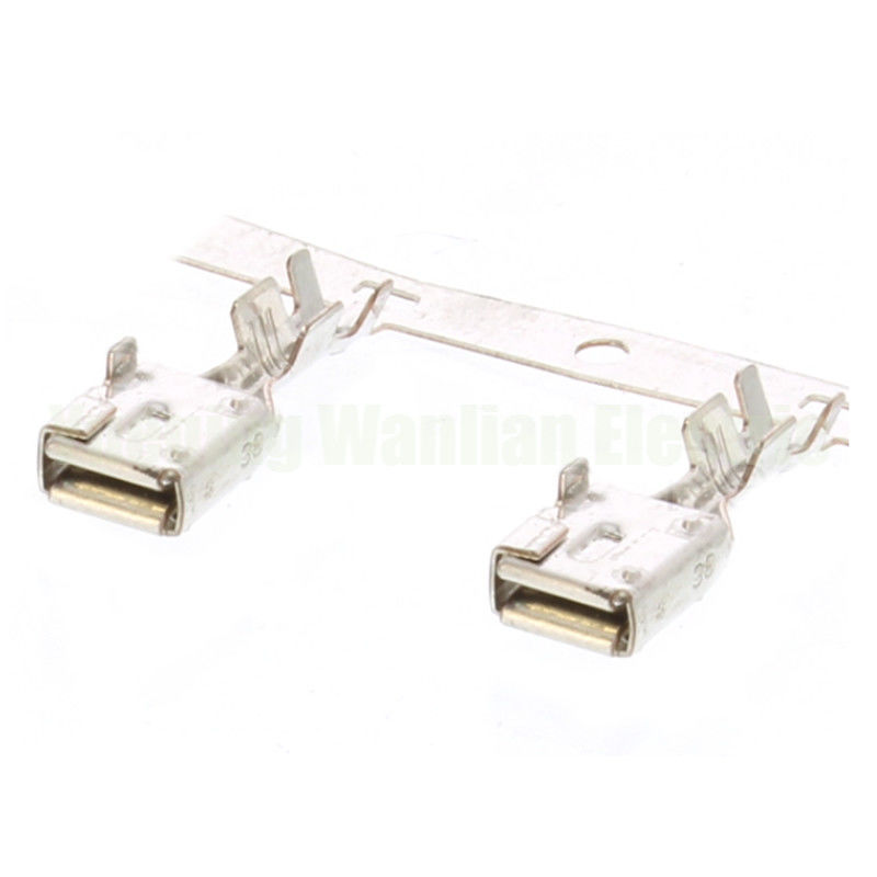 2208343-2 Auto konektor Terminal kuningan pin Waterproof harness terminal kabel colokan soket