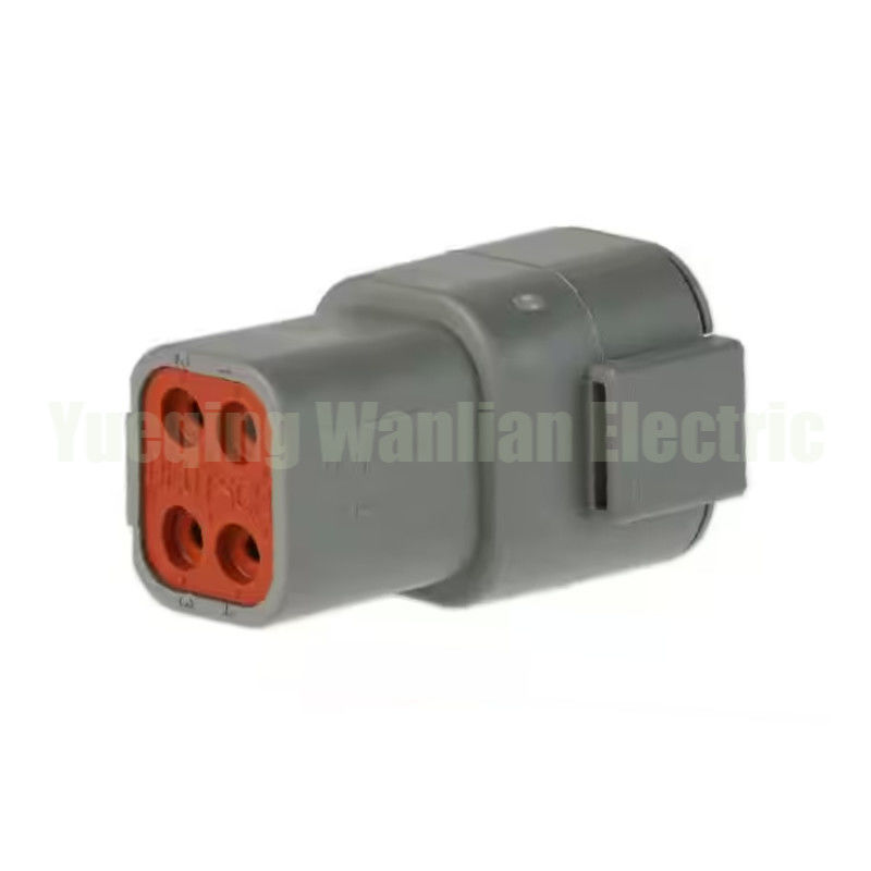 4 Pin DTP04-4P Konektor Seri DTP Steker Konektor Daya Tahan Air