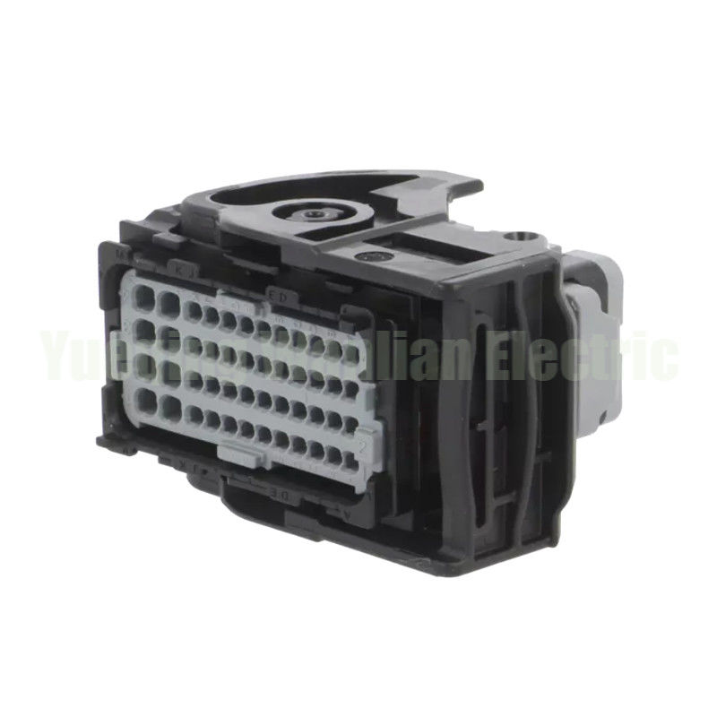 48 Pin 64320-1318 Segel Hybrid Modular Wiring Plug Left Wire Output Black Connector Socket