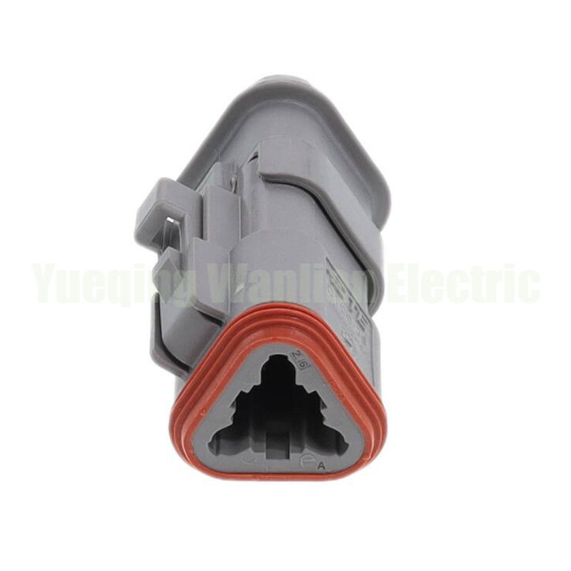 3 pin DT06-3S-CE04 Konektor Otomotif Flat Tail Cover Waterproof Plug-In Wiring Harness Connector WL3032T3-1.6-21