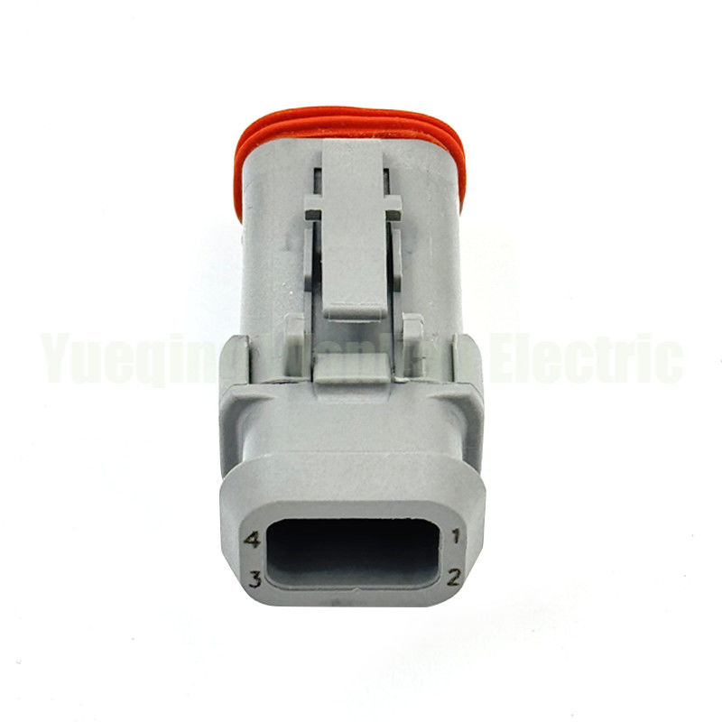 4 Way DT06-4S-E008 Series DT Socket Plug Automotive Connector Plug Grey