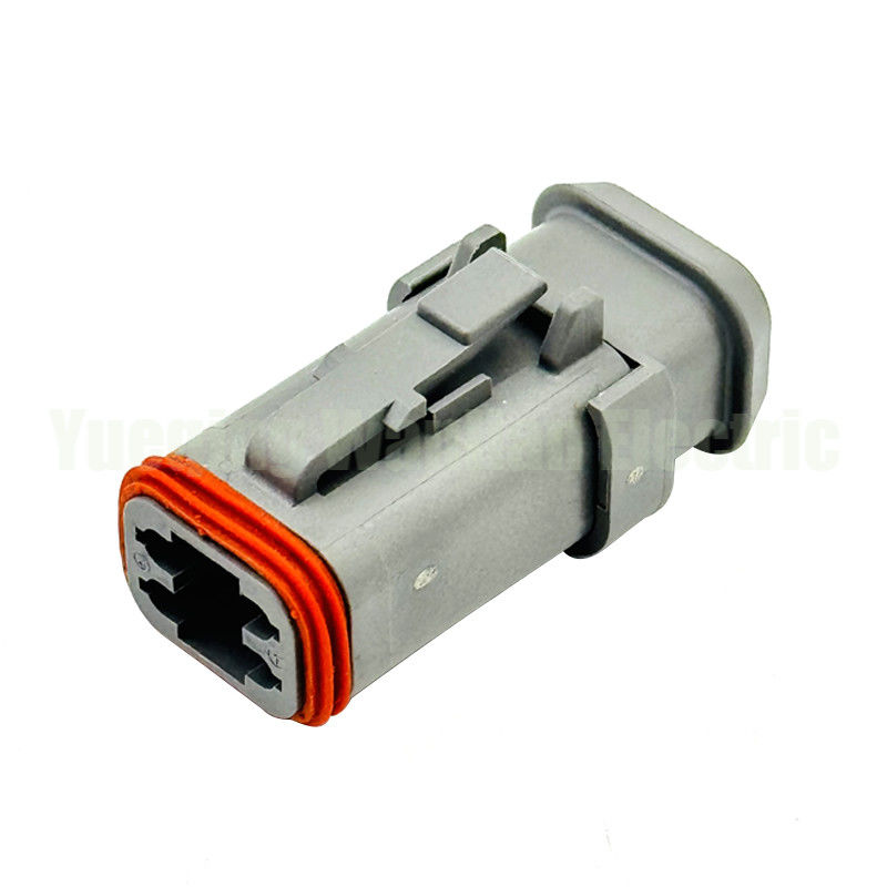 4 Way DT06-4S-E008 Series DT Socket Plug Automotive Connector Plug Grey