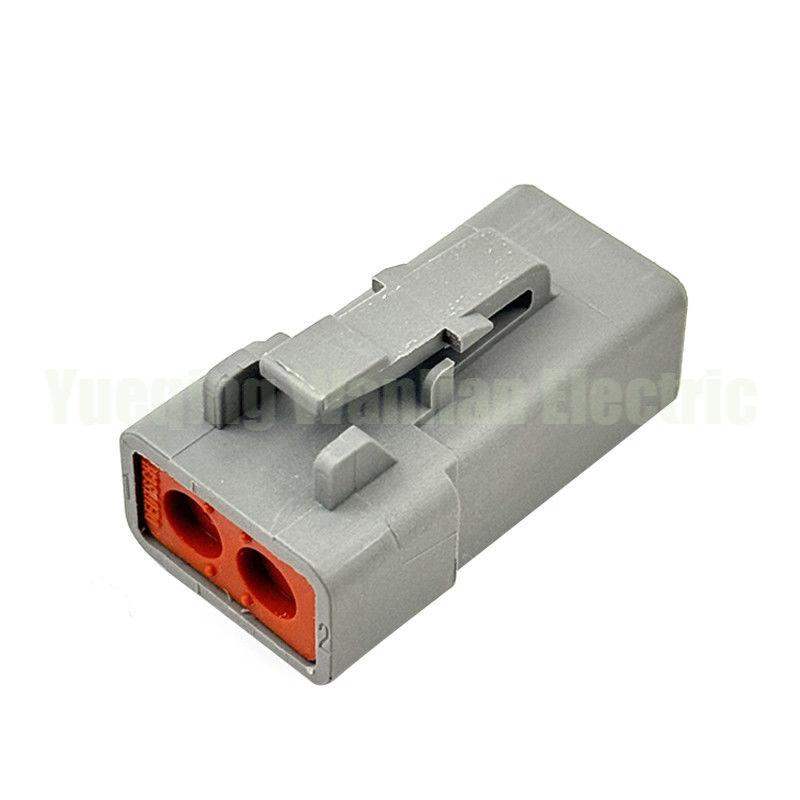 2 Pin DTP06-2S ATP06-2S Deutsch DTP Penghubung Pengisi 6.71mm Pitch 2 Way 1 Row
