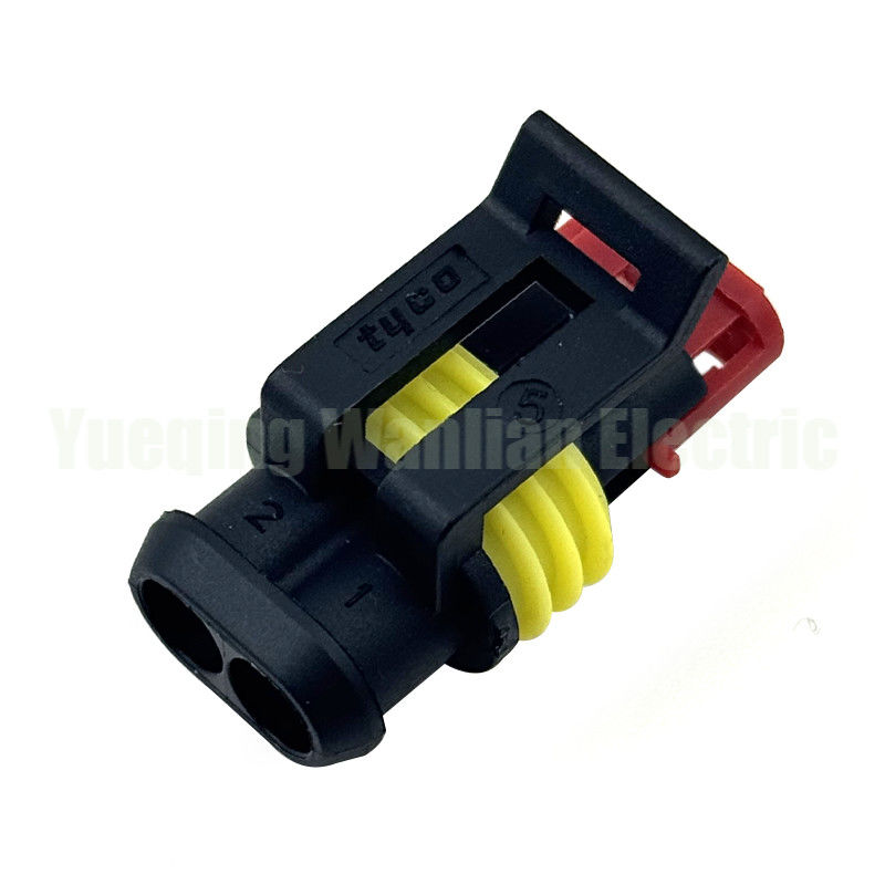 2 Pin 282080-1 Seri 1.5mm Soket Kontak Konektor Diskret Kawat Rumah
