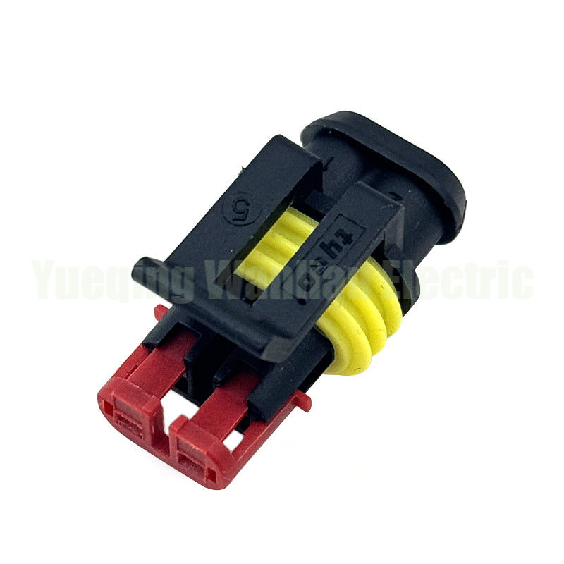 2 Pin 282080-1 Seri 1.5mm Soket Kontak Konektor Diskret Kawat Rumah