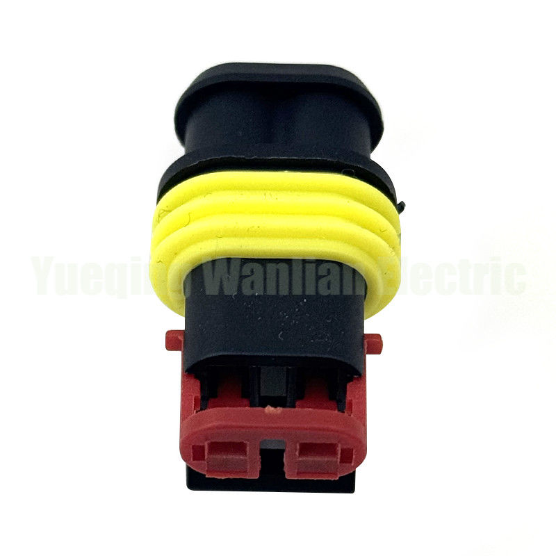 2 Pin 282080-1 Seri 1.5mm Soket Kontak Konektor Diskret Kawat Rumah